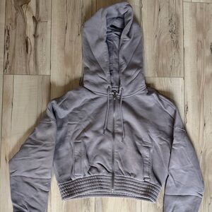 Abercrombie Crop Zip Hoodie